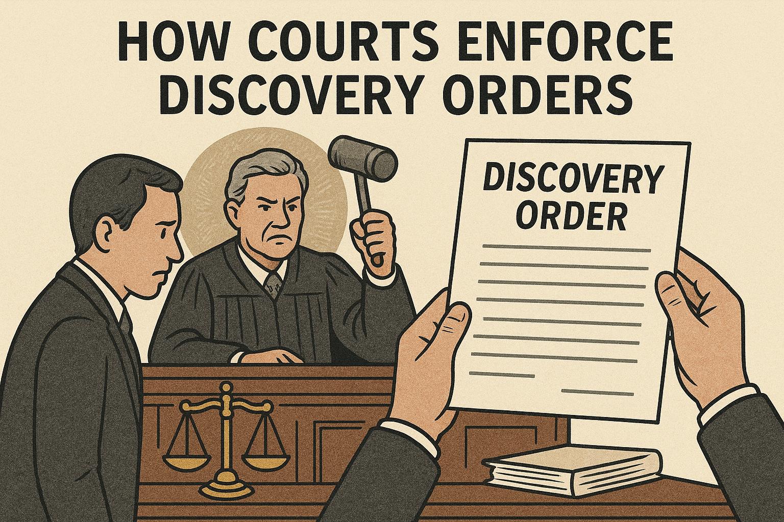 How Courts Enforce Discovery Orders