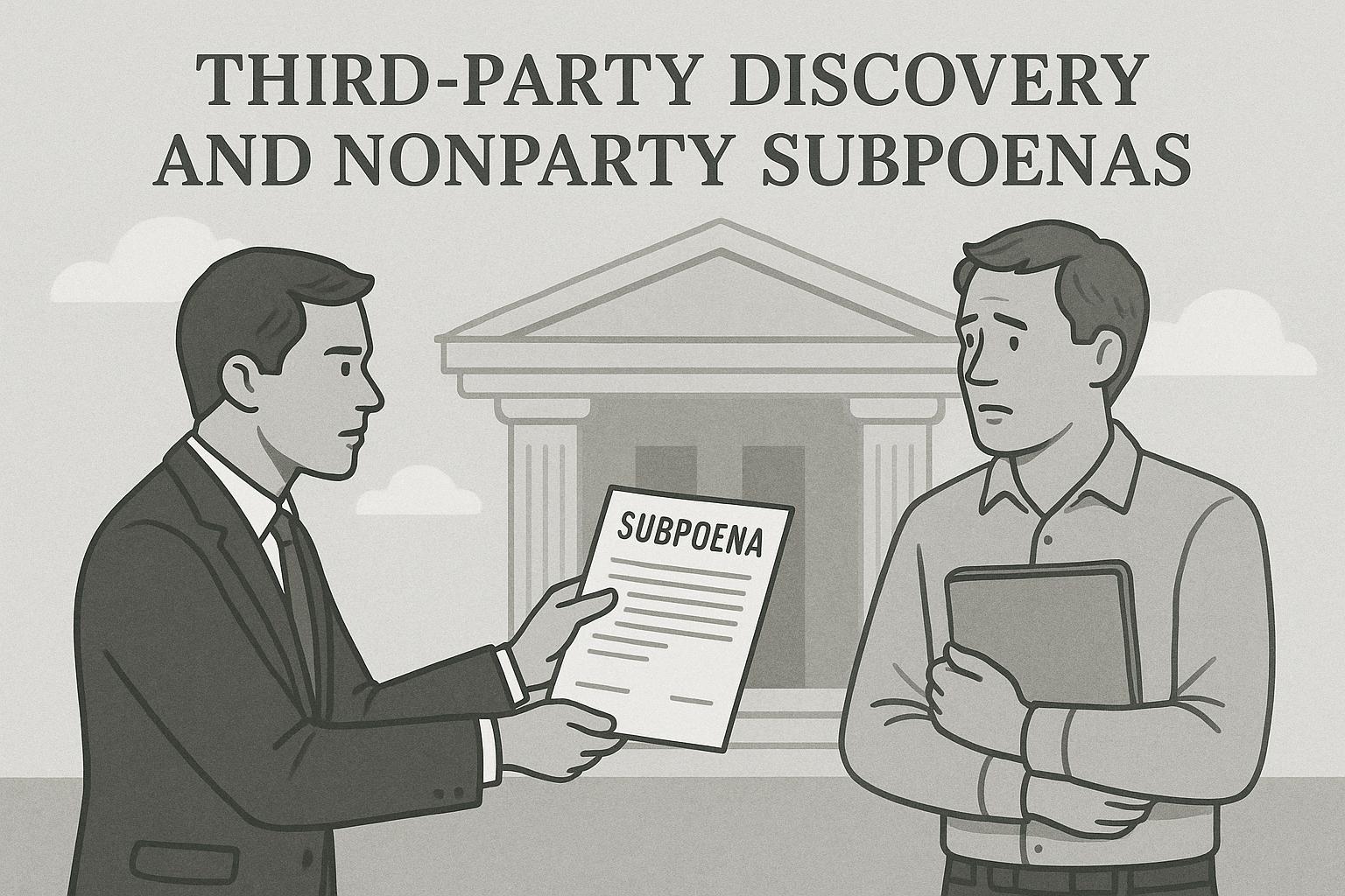 Third-Party Discovery and Nonparty Subpoenas