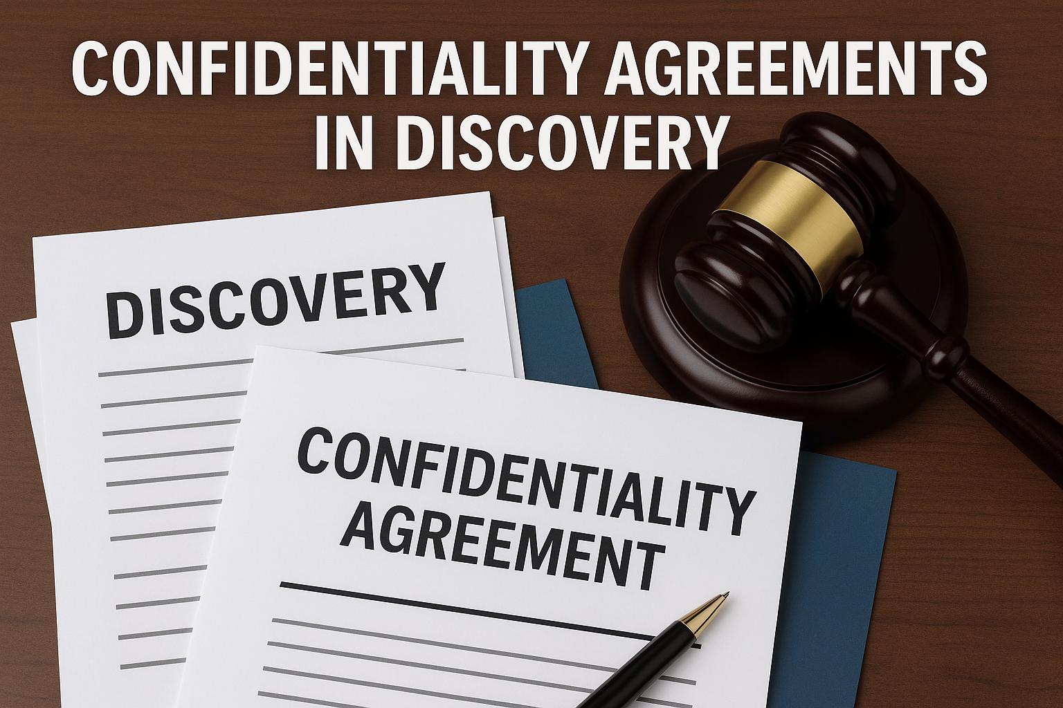 Confidentiality Agreements in Discovery