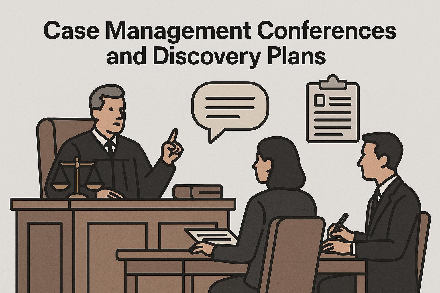 Case Management Conferences and Discovery Plans