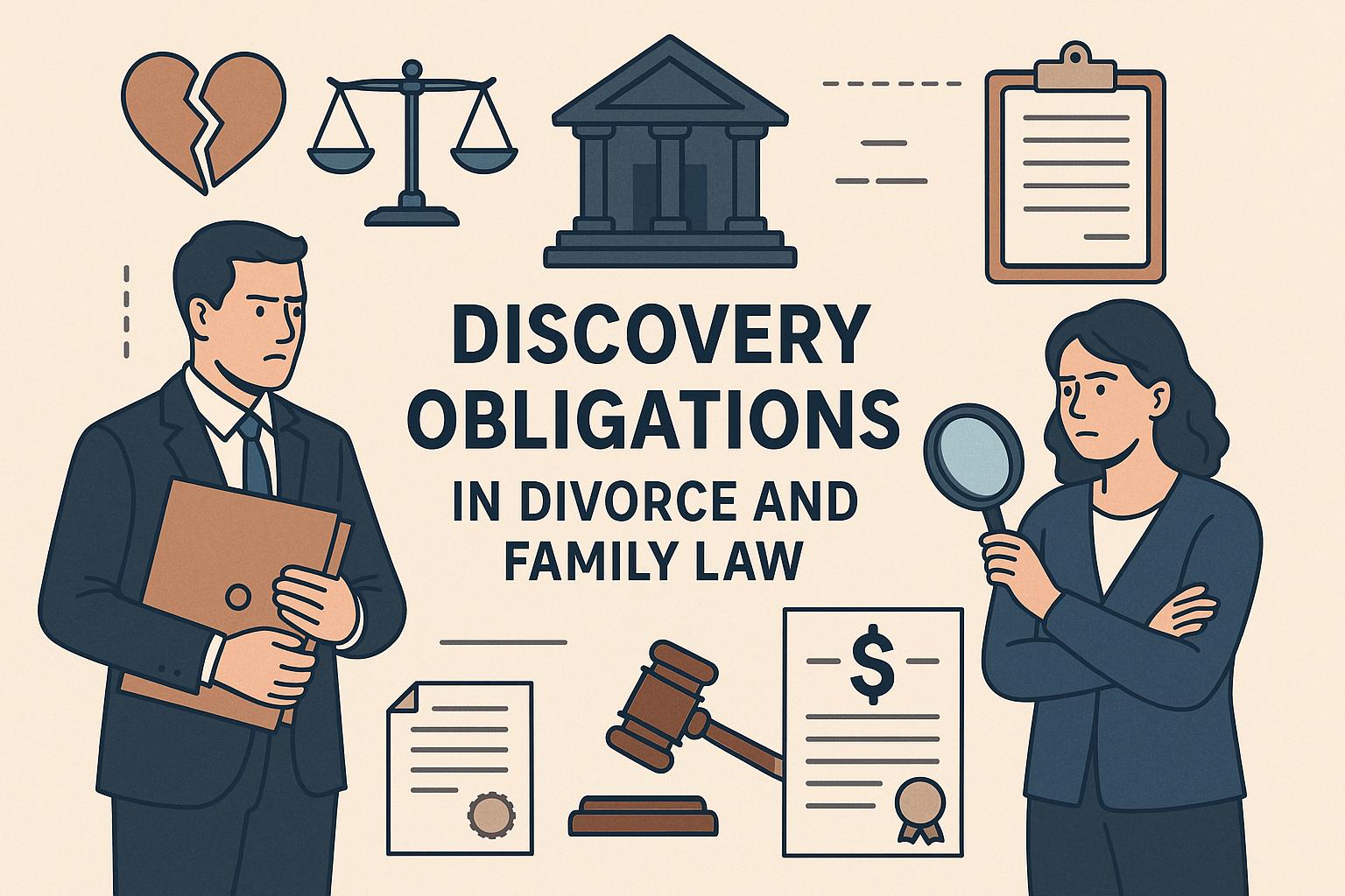 Discovery Obligations in Divorce and Family Law