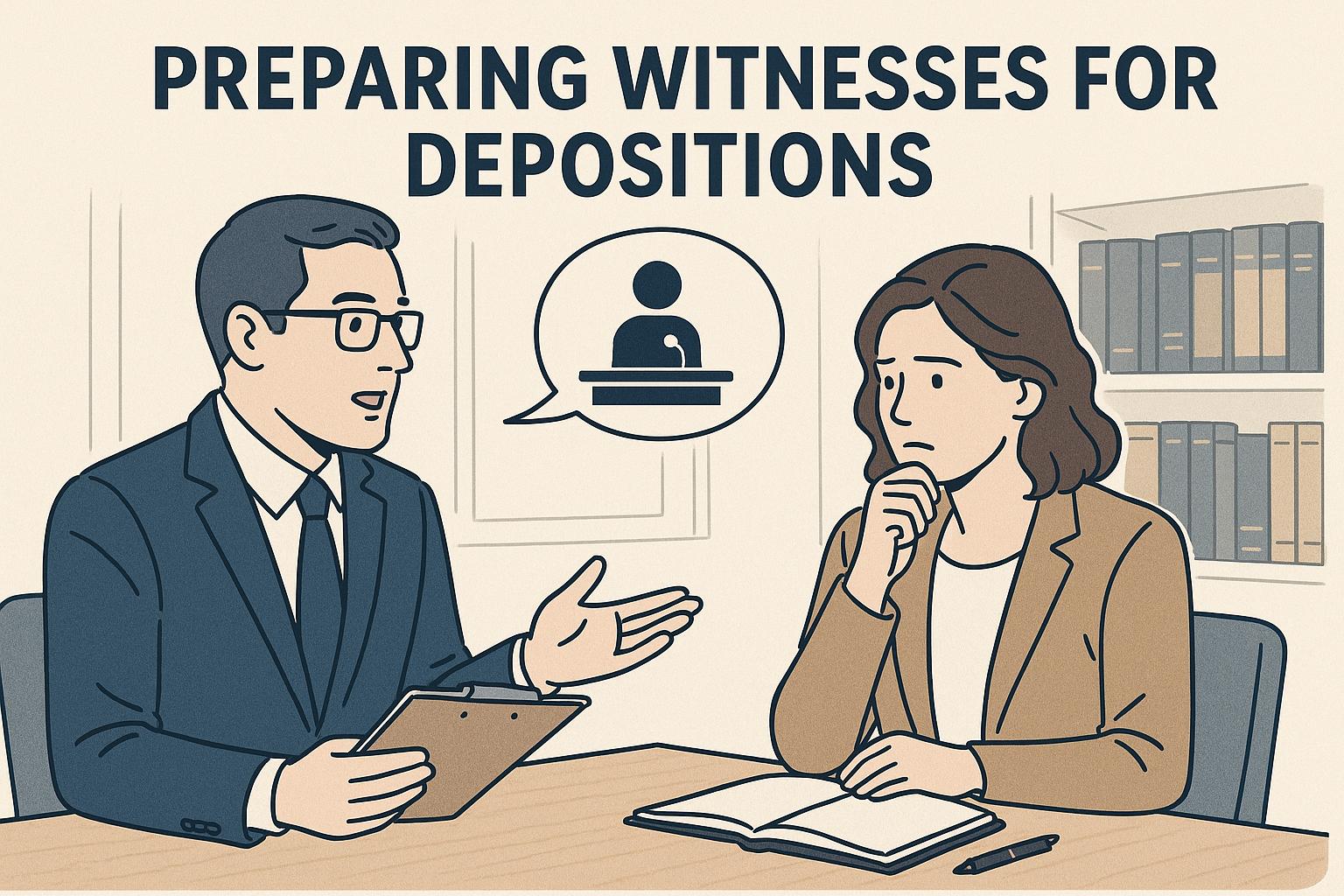 Preparing Witnesses for Depositions