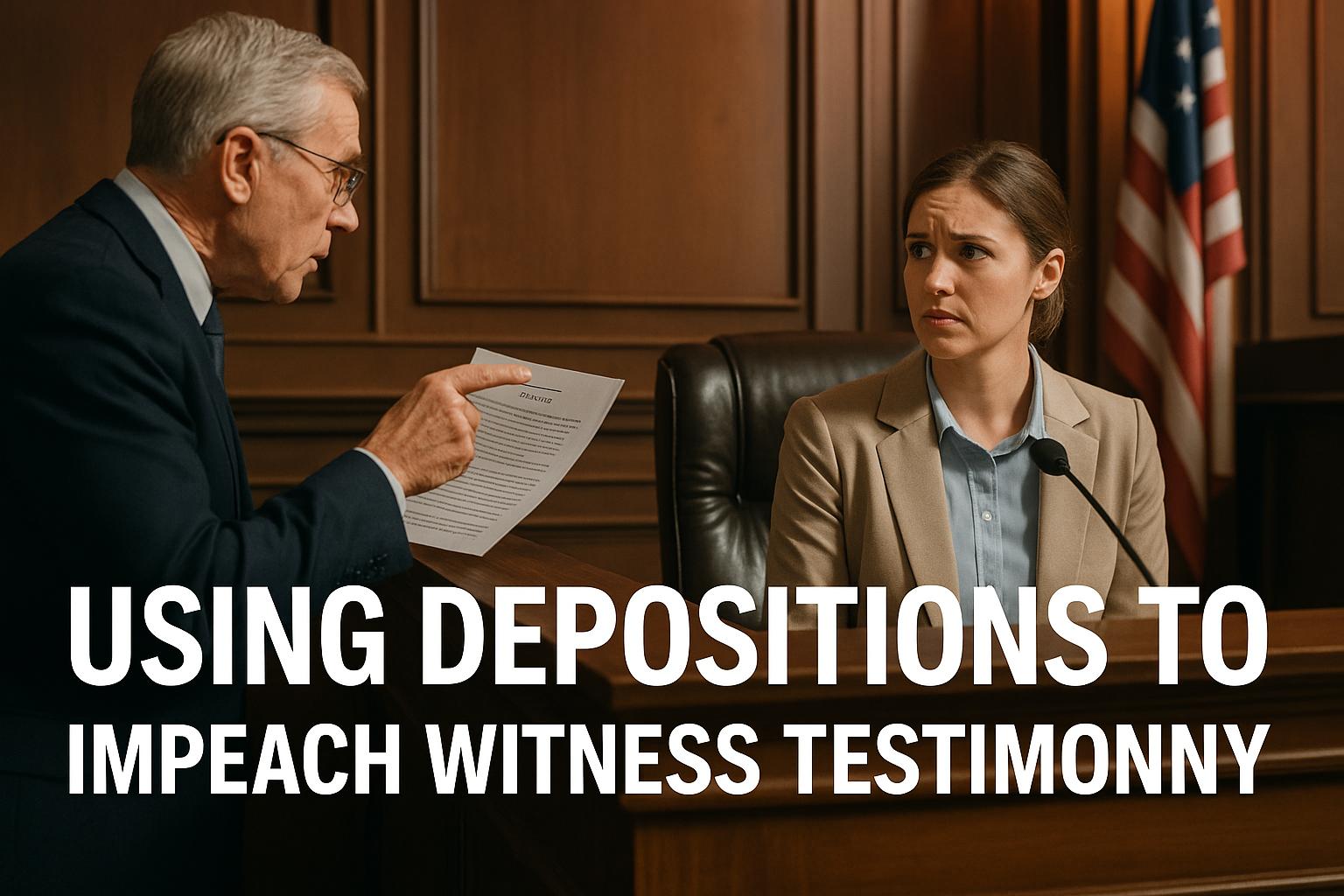Using Depositions to Impeach Witness Testimony