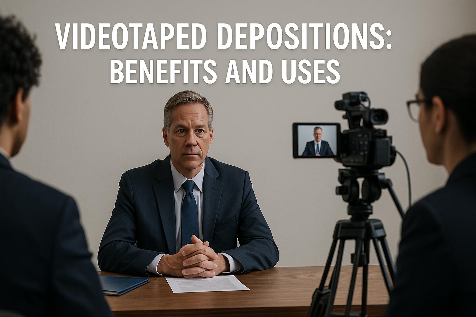 Videotaped Depositions: Benefits and Uses