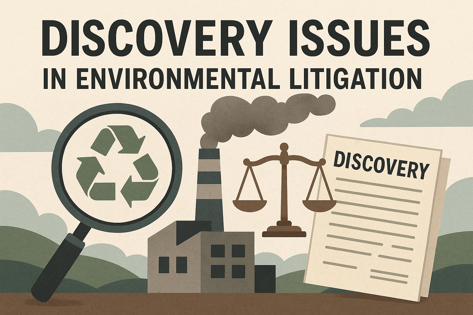 Discovery Issues in Environmental Litigation