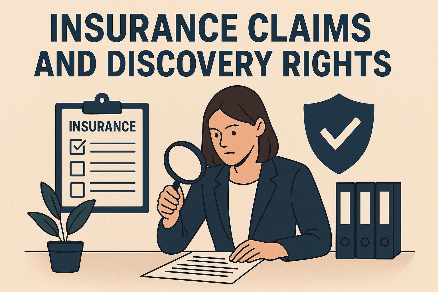 Insurance Claims and Discovery Rights