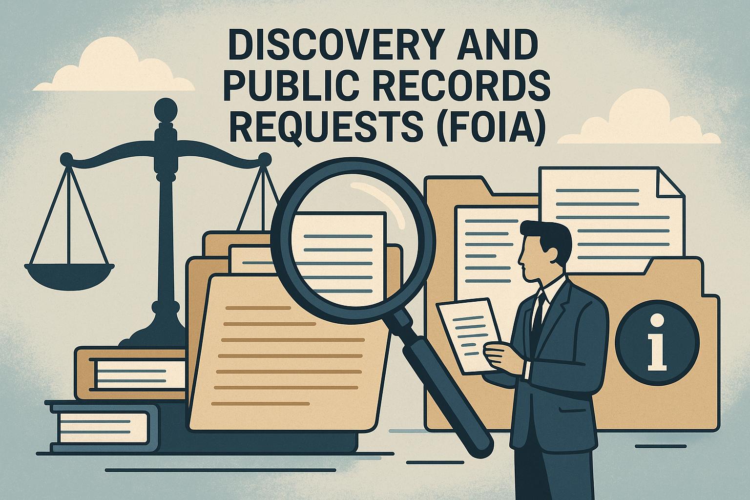 Discovery and Public Records Requests (FOIA)